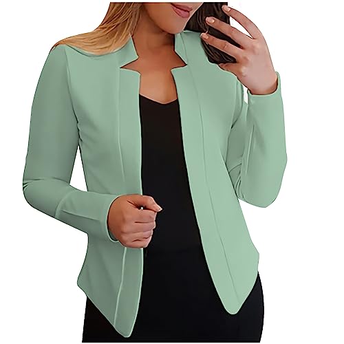 Combinar Blazer Chaqueta Mujer Verde Agua Cómo Combinar Pantalon