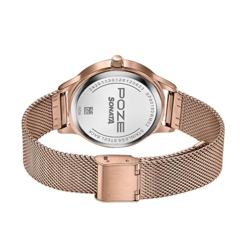 Image of Sonata Poze 9 with Quartz Analog Watch for Women