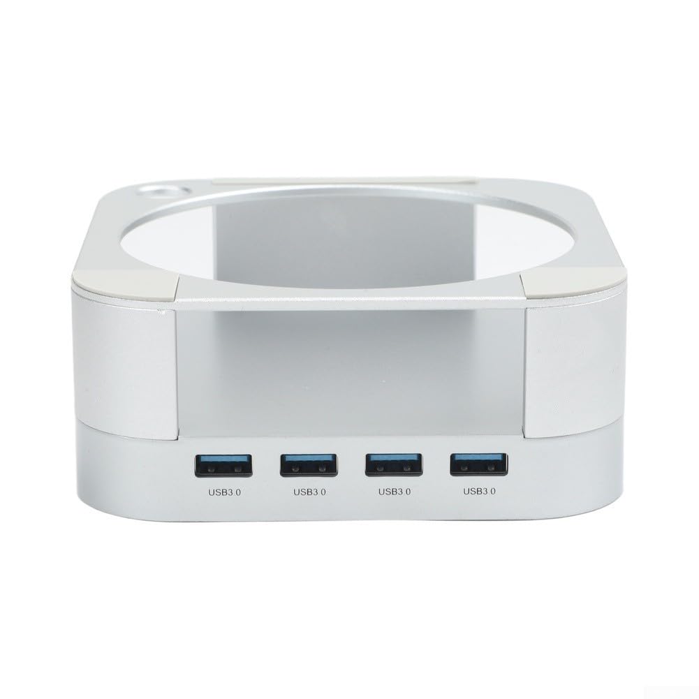 Stacja dokująca do komputera Mac do mini aluminium uchwyt pionowy USB 3.0 szybkie ładowanie, oszczędność miejsca, srebrna