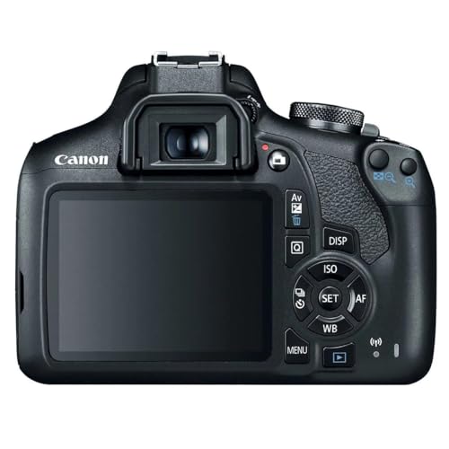 Image of Canon EOS Rebel T7 DSLR Camera with 2 Lens EF-S 18-55mm + EF 75-300mm Lens, Bundle with 32GB Card, Filter Kit, PC Software Package, 1-Year Limited Warranty