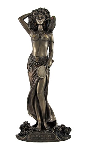 Oshun - Escultura diosa del amor y belleza miniatura 2