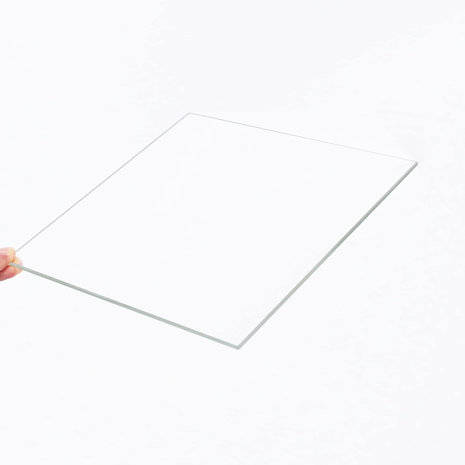 220mm x 220mm x 3mm 3D Printer Borosilicate Glass Build Plate/Bed for MK2/MK2A,Wanhao Duplicator i3, Anet A8, Anet A6, MP Maker Select (220x220x3mm Square)