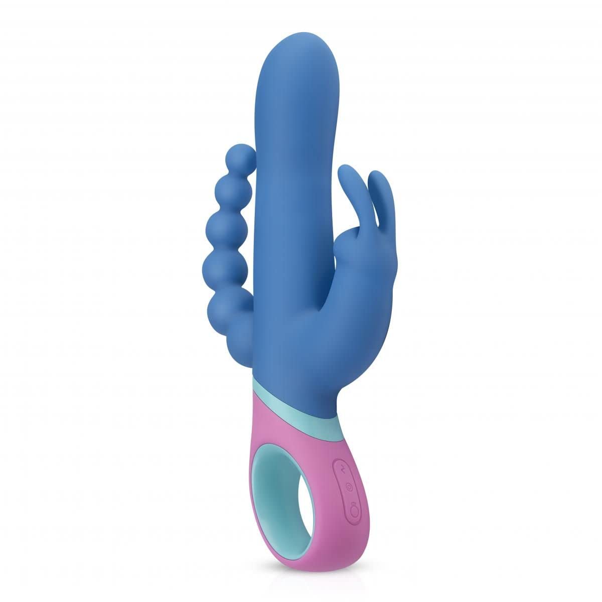 Amazon.com: PMV20 Double Vibrator Vice  Anal, Vaginal and Clitoris  Stimulation  Rabbit Vibrator for Woman with Anal Beads  Blue/Pink :  Health & Household