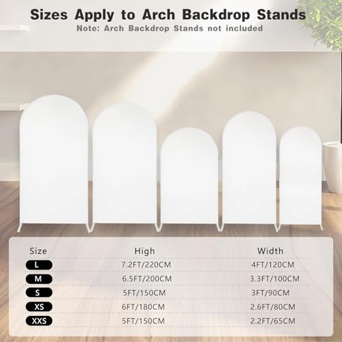 Funda para arco de fondo azul 4X7.2ft miniatura 5