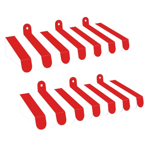 Image of 2 Piece Circus Awning Decoration 3D Carnival Tent Awning Wall Decorations for Circus Theme Party, Carnival Stand, Party Favors Supplies (Red and White)