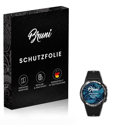 Bruni Screen Protector compatible with Prixton SW37 Protector Film, crystal clear Protective Film (2X)