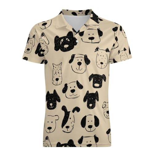 Boys' Classic Polo Shirts Short Sleeve Moisture-Wicking Golf & Tennis Shirts for Youth Teens Cute Car4