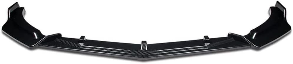 PU/503/PCF Carbon Fiber Print Front Bumper Splitter Body Kit Lip 3PCS Compaitble with 2019&Up Chevy Malibu Sport Style