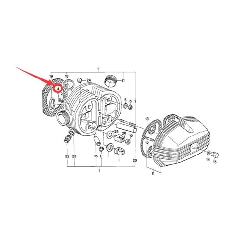 Kit complet de joints pour carters moteur de précision BMW R80 - 2