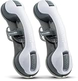 Maniglia Doccia Anziani con Tre Ventose Potenziate – Maniglione Bagno Disabili Antiscivo...