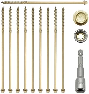 25 x 150mm Heavy Duty Railway Sleeper Fixing Screws - TIMBERFIX TIMBERLOCK