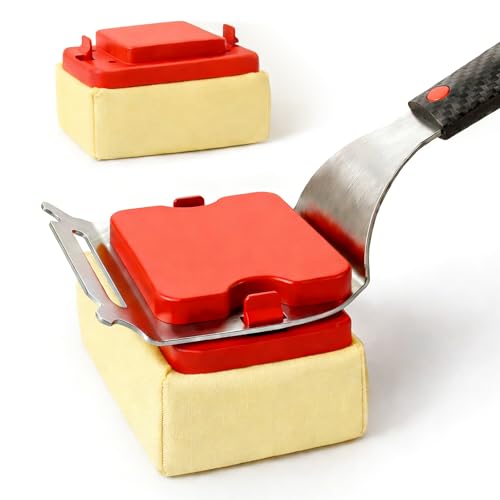 Strriuil Grill Brush Bristle Free for Outdoor Grill - Steam Grill Cleaning Brush with Scraper, Safe Grill Cleaner Brush, 2 Replaceable Heads, BBQ Accessories Gifts for Men