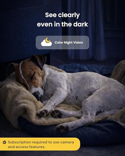 Furbo 360 Dog Camera [Subscription Required] Unlock w/Paid Plan: Home Security & Dog Safety Alerts, Rotating Pet Treat Toss, 2-Way Speaker (Low Risk, 3mo Min. Cancel Anytime) - image 9