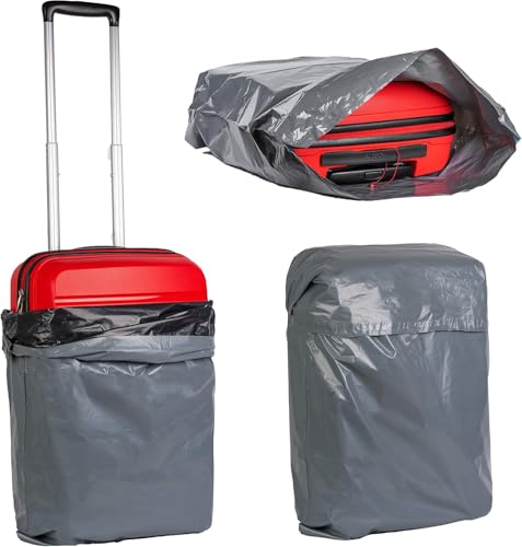 Double Dragon 24x 36 Large Self-Seal Grey Mailer Bags | Tamper-Proof, Sturdy & Durable | Extra Strong Polythene Grey Mail Envelopes for Packaging Clothes Parcel Storage Bags (Pack of 10)