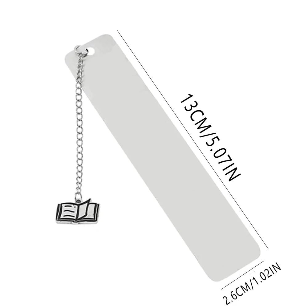 Lesezeichen 10 stücke Whiteboard Lesezeichen Großhandel Edelstahl Metall for Buch Liebhaber Hausgemachte Kreative(DZ0005-10pc)