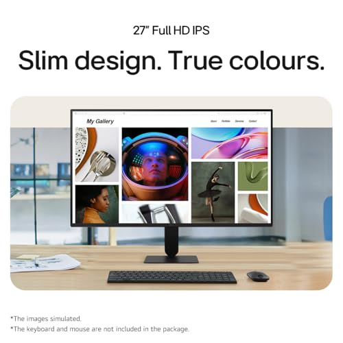 Image of LG Monitor 27U411A-B - FHD 1080p IPS 27 inch, 120Hz, 5ms GtG, Computer desktop display with VRR, HDR10, Smart Energy Saving, Anti-Glare, D-Sub, HDMI, Matte Black