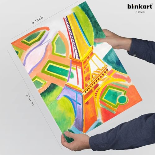 Image of BLINKART Abstract Art Aesthetic Modern Art Walls With Frame | Natural Wood Texture | Living Room Bedroom Office Wall Decoration | Poster Home Decor Frames Wall Bedroom | 12x8 Inches (D351)