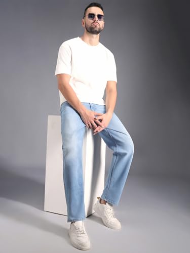 Image of HIGH Star Men's Regular Fit Mid Rise Jeans