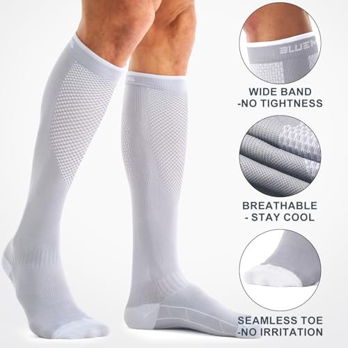 Image of Compression Socks for Women and Men(3 Pairs)15-20mmHg - Best Circulation Support Socks