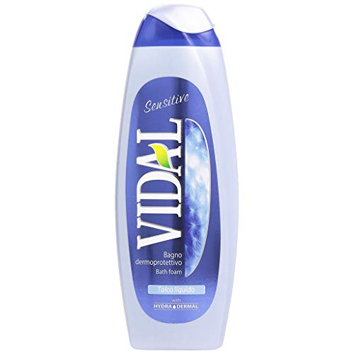 Preisvergleich Produktbild 6x Vidal sensitive Talco liquidoTalkum Schaumbäder Bades bath shower foam 500 ml