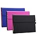 Microsoft Surface 3 Case, Compatible Surface 3 Type Cover, Valkit Folio PU Leather Stand Cases and Covers Bag Skin With Stylus Pen Holder Compatible with Surface 3 10.8 inch Original Keyboard, Black