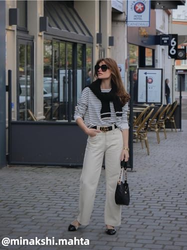 CIDER Jeans for Women High Waist Wide Leg Denim Pants Straight Leg Trouser Pants Mid Waist Trendy2