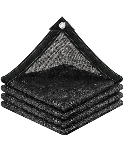 vensovo 70% Sunblock Shade Cloth Net Black Resistant - 10x20 Ft Garden Shade Mesh for Plant Cover...