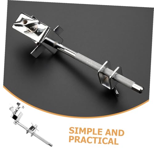 Soporte de abrazadera para cowbell FRCOLOR de 154 mm, soporte fijo para cowbell compatible con hardware estándar de batería miniatura 7
