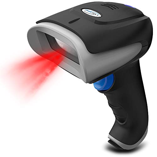 AIRJOLT Bluetooth 4.1 Wireless 1D CCD Barcode Scanner- Support Scan On-Screen Barcodes [Compatible