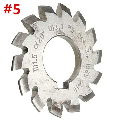 EsportsMJJ Module 1,5 Pa20 Bore 22 Mm #1-8 HSS Fraise-6#