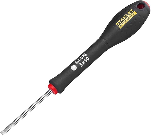 Stanley 0-64-978 Fat Max Screwdriver Parallel 3X50Mm-Black/Red