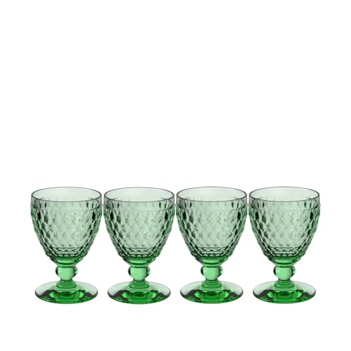 Villeroy & Boch Boston Coloured vaso para vino blanco, verde, 4 piezas