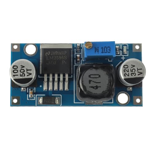 LM2596S Buck Converter Buck Module DC-DC 3.2-35V to 1.25-30V 3A Voltage Adjustable Buck Converter Module(Pack of 6 Pcs)4