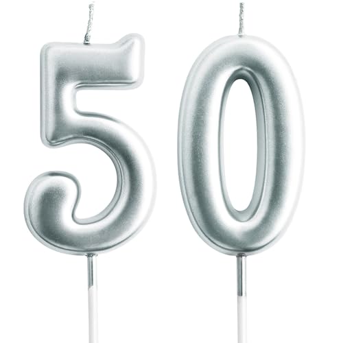 50th Candle for Cake Decoration, 2.76