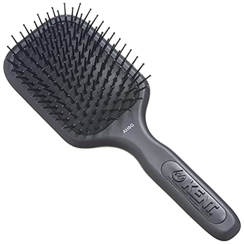 Kent Ah9G Airhedz Cushion Paddle Brush - Scalp Massager And Detangler Brush - The Hair Brush For Thick Hair - Scalp Massager Hair Growth Stimulator - Hair Detangler And Curly Hair Brush #TOP14