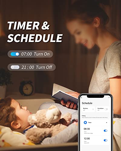 Lovus 4Inch Smart Recessed Ceiling Lights, 4Pack Led Smart Rgb Adjustable Color Temperature Recessed Light Fixtures, 9W Wifi Recessed Lighting Compatible With Google,Alexa, 2700K-6500K Dimmable,Ts008 #TOP2