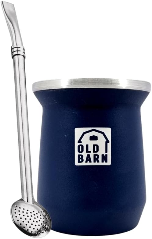 Kit 1 Cuia Térmica Parede Dupla De Alumínio 1 Bomba De Chimarrão ...