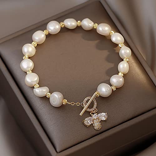 Bracelet femme perle d'eau douce : cadeau doux pour fille