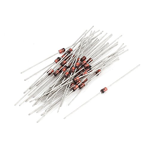 KOKYLEZN 40 Pcs Diodes axia-l Lead Zener Diodes Voltage Regulator 1N4753 Schottky Diodes 1W 36V
