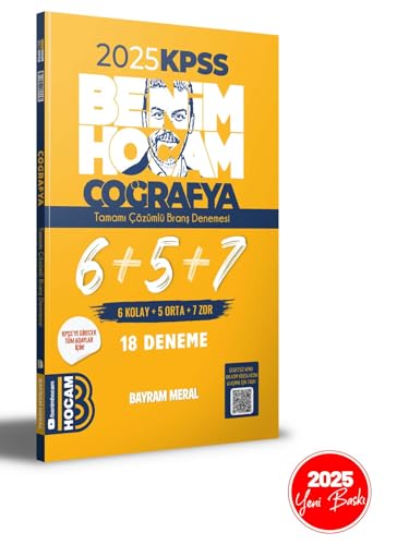 2024 KPSS Coğrafya Tamamı Çözümlü 6+5+7 Deneme