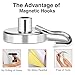 MIKEDE Magnetic Hooks, 85lbs Strong Magnets Hooks Heavy Duty, Extra Strong Cruise Hook for Hanging, Industrial Metal Refrigerator Hooks for Cruise Cabins, Fridge, Kitchen, Grill-25 Pack