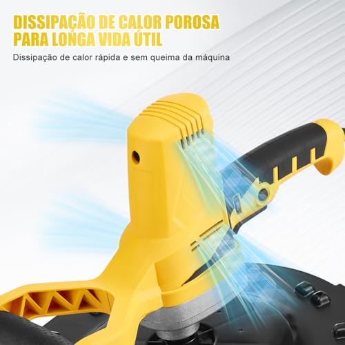 LuxLam Parede Politriz Lixadeira Rotativa, Multifunções Automotiva Polidor Profissional Com Velocida