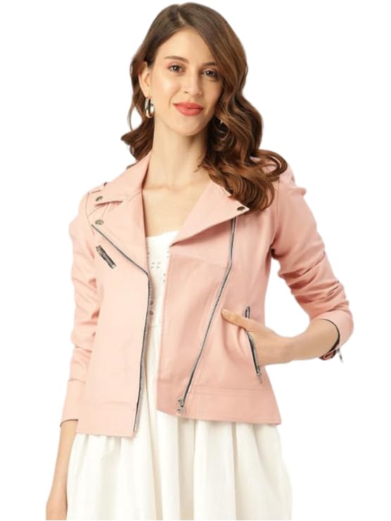 leather retail Solid Regular Fit Jacket for Women's (Pink) LRPRPN1124-picture-30