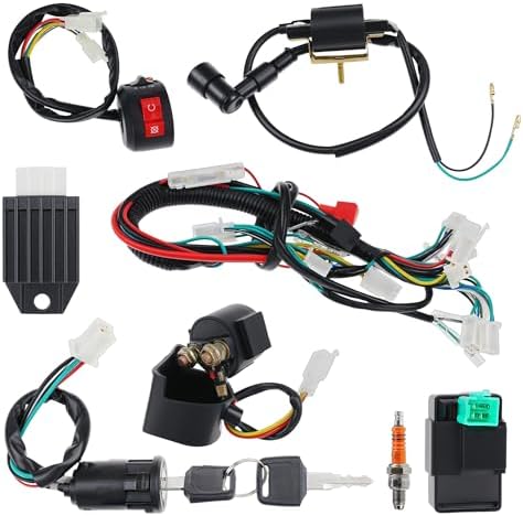 Ignition Coil Pack Wiring Harness Rebuild Kit Fits 50cc–125cc Quad