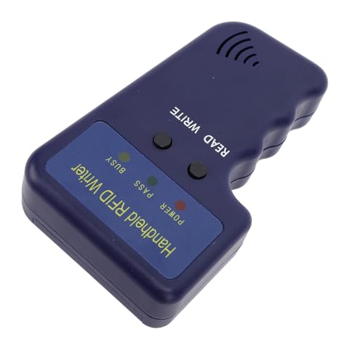 ciciglow RFID-Kopierer, Tragbarer 125-kHz-RFID-Kopierer, Lesegerät, Tragbarer Ausweis-Kopierer + 6 IC-Karten + 6 Beschreibbare Schlüsselanhänger