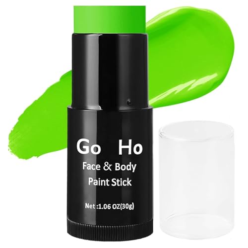 Go Ho Cream-Blendable Light Green Face Body Paint Stick (1.06 Oz)