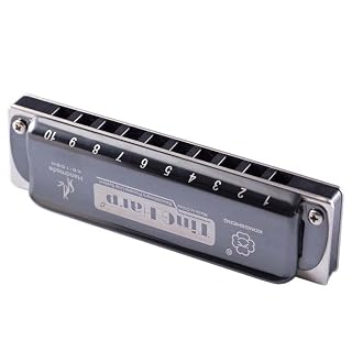 Harmonica Diatonic 10 trous Harmonica Blues harpe orgue à bec C ABS Comb instrument professionnel ks10bh - Les Beatles, Paul McCartney, John Lennon, RIngo Starr, George Harrison Harmonica Diatonic 10 trous Harmonica Blues harpe orgue à bec C ABS Comb instrument professionnel ks10bh – Image 4