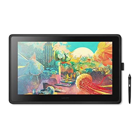 Wacom Cintiq 22 Kreativ-Stift-Display Tablet (mit Standfuß, zum Illustrieren & Zeichnen direkt auf dem Bildschirm, mit Full-HD-Display (1.920 x 1.080), Wacom Pro Pen 2, geeignet für Windows & Mac) Cover