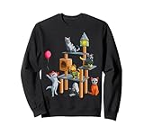 divertente gatto horror film carino halloween per gli amanti del gatto kitty felpa