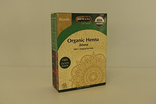 Hemani Organic Henna Hair Color – 100% Organic and Chemical Free - Blonde